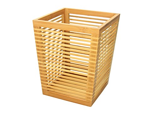 Papierkorb für Büro / Badezimmer aus Bambus